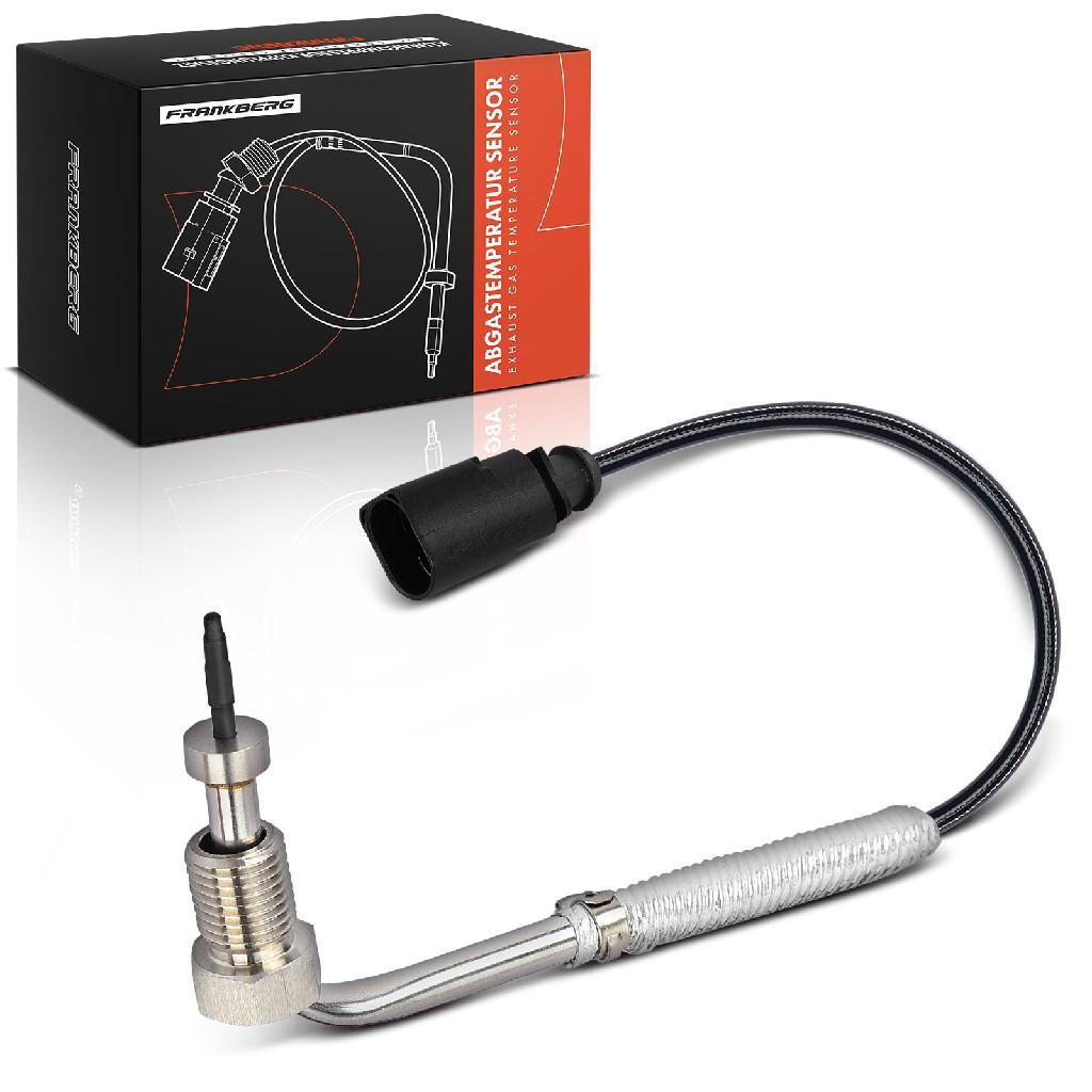 Frankberg 1x Abgastemperatursensor für VW Polo 6C1 6R1 Seat Ibiza IV Skoda Fabia III 1.4L
