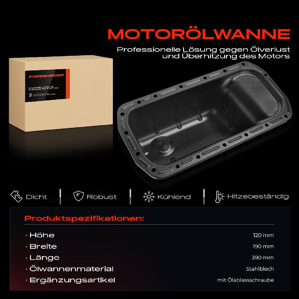 1x Ölwanne Motorölwanne für Mazda Peugeot Toyota Citroën Ford C-Max Volvo MINI 2001-2018 1.4L 1.6L