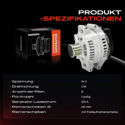 Frankberg 1x Lichtmaschine Generator für BMW 1er F20 F21 3er F30 F80 F31 F34 4er F36 5er Bild Frankberg 1x Lichtmaschine Generator für BMW 1er F20 F21 3er F30 F80 F31 F34 4er F36 5er