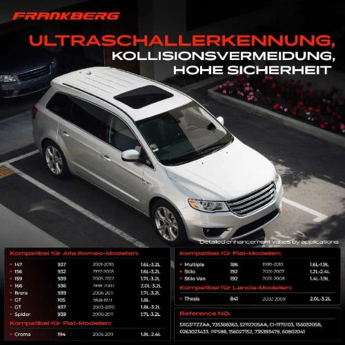 2x Parksensor PDC Sensor Hinten für Alfa Romeo 147 156 159 166 Spider Fiat Croma Bild 2x Parksensor PDC Sensor Hinten für Alfa Romeo 147 156 159 166 Spider Fiat Croma
