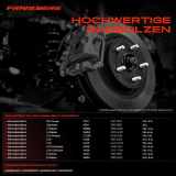 5x Radschraube für Mercedes-Benz 124 W124 190 W201 A W168 C W202 W203