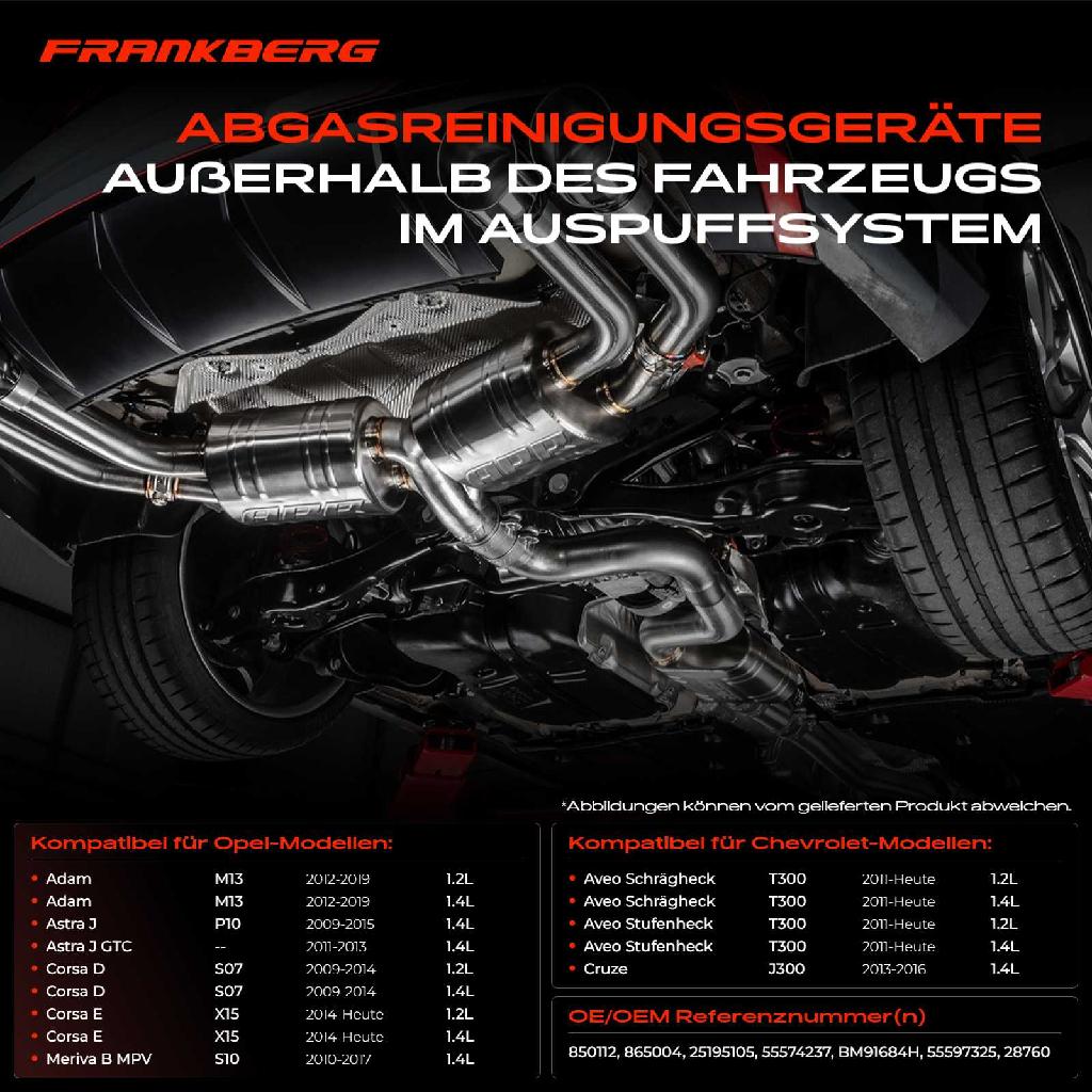 1x Krümmerkatalysator für Opel Astra J Chevrolet Aveo Schrägheck