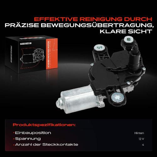 1x Wischermotor Scheibenwischermotor Hinten für Audi A1 GBA A3 8V1 8VK Seat Leon Bild 1x Wischermotor Scheibenwischermotor Hinten für Audi A1 GBA A3 8V1 8VK Seat Leon