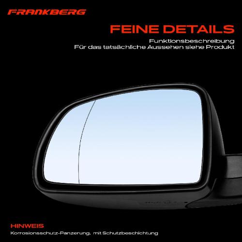 Frankberg 1x Außenspiegel Links für Opel Meriva X03 1.2L 1.4L 1.6L 1.7L 1.8L 2003-2010 Bild Frankberg 1x Außenspiegel Links für Opel Meriva X03 1.2L 1.4L 1.6L 1.7L 1.8L 2003-2010