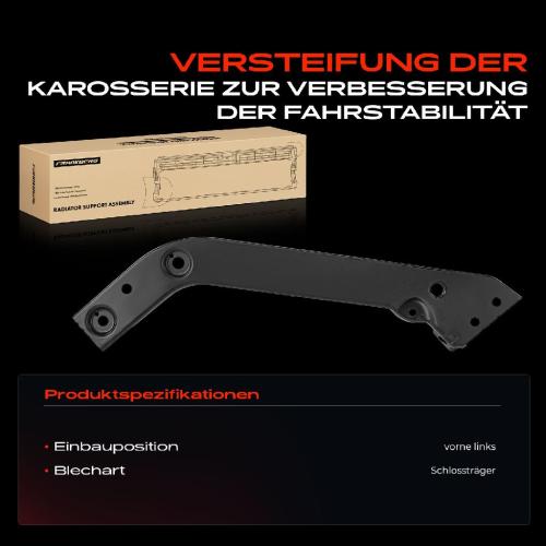 1x Schlossträger Vorne Links für VW Tiguan Kasten/SUV AD1 AX1 Bild 1x Schlossträger Vorne Links für VW Tiguan Kasten/SUV AD1 AX1