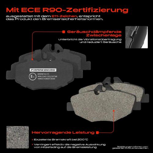 4x Bremsbeläge Vorderachse für Mercedes-Benz E-Klasse Pritsche/Fahrgestell W211 VF211 S211 Bild 4x Bremsbeläge Vorderachse für Mercedes-Benz E-Klasse Pritsche/Fahrgestell W211 VF211 S211