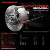 2x Bremsscheiben Vorderachse für VW Multivan V VI Touareg Transporter Bus Kasten Pritsche/Fahrgestell