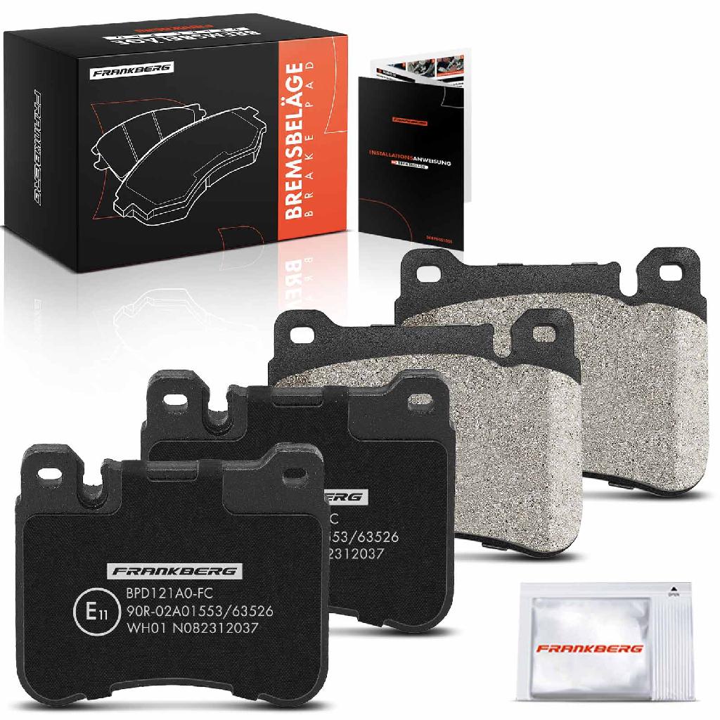 4x Bremsbeläge Vorderachse für Mercedes-Benz W203 CL203 S203 CL203 C209 A209 2000-2010
