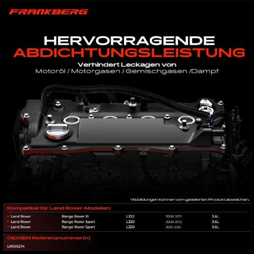 1x Ventildeckel Zylinderkopfhaube für Land Rover Range Rover Sport L320 L322 3.6L Bild 1x Ventildeckel Zylinderkopfhaube für Land Rover Range Rover Sport L320 L322 3.6L