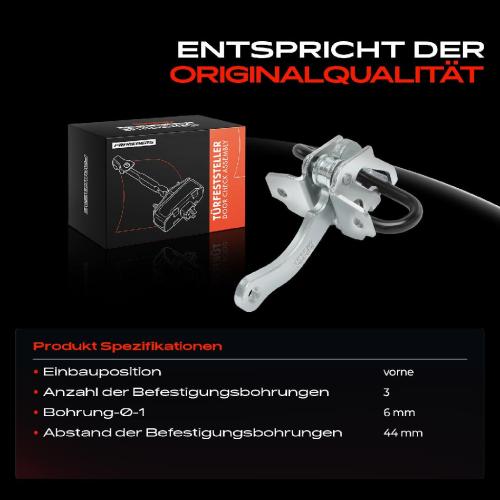 1x Türfeststeller Türfangband Türstopper Vorne für Fiat Seicento/600 187 1997-2008 Bild 1x Türfeststeller Türfangband Türstopper Vorne für Fiat Seicento/600 187 1997-2008