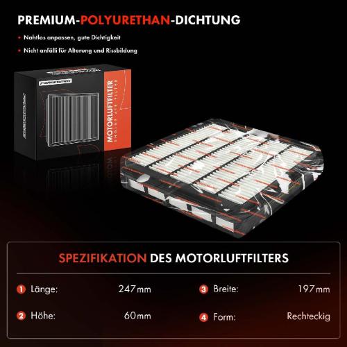 1x Luftfilter Filtereinsatz für Toyota Land Cruiser 200 J2 4.5 D-4D ab 2007 Bild 1x Luftfilter Filtereinsatz für Toyota Land Cruiser 200 J2 4.5 D-4D ab 2007