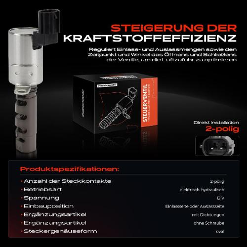 1x Steuerventil Nockenwellenverstellung für Citroën C1 Peugeot 107 PM PN Toyota Bild 1x Steuerventil Nockenwellenverstellung für Citroën C1 Peugeot 107 PM PN Toyota