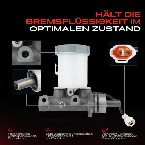 1x Hauptbremszylinder Bremszylinder für Suzuki SJ 413 OS Samurai 1984-2004 1.0L 1.3L Bild 1x Hauptbremszylinder Bremszylinder für Suzuki SJ 413 OS Samurai 1984-2004 1.0L 1.3L