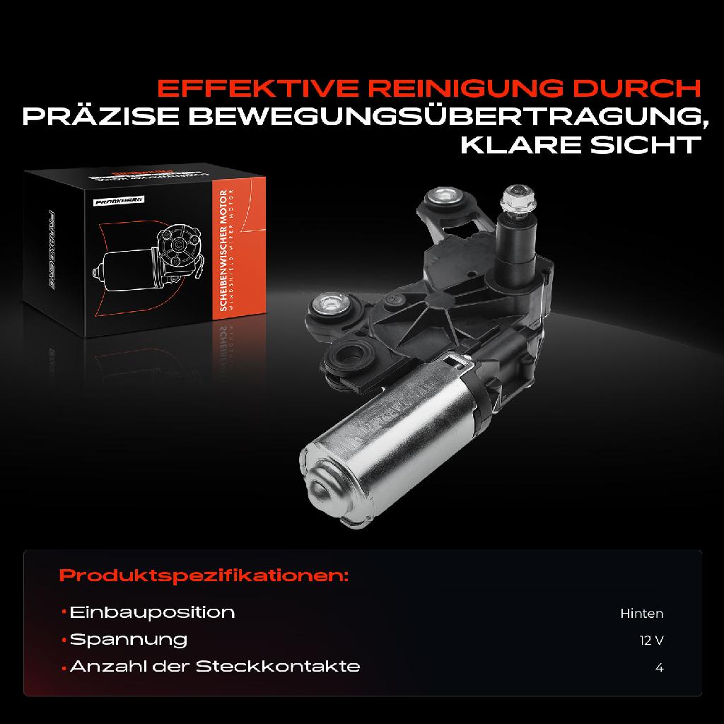 1x Wischermotor Scheibenwischermotor Hinten für Skoda Octavia I Combi 1U5 2000-2010