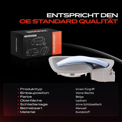 1x Türgriff Rechts innen für BMW 1er E81 E87 1er Cabriolet E88 1er Coupe E82 1.6L 2.0L 3.0L 2004-2013 Bild 1x Türgriff Rechts innen für BMW 1er E81 E87 1er Cabriolet E88 1er Coupe E82 1.6L 2.0L 3.0L 2004-2013