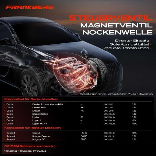 1x Steuerventil Nockenwellenverstellung für Renault Captur Megane Clio Scenic Dacia Logan Duster Bild 1x Steuerventil Nockenwellenverstellung für Renault Captur Megane Clio Scenic Dacia Logan Duster