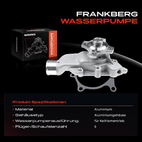 1x Wasserpumpe Kühlwasserpumpe für Jeep Grand Cherokee II WG Wrangler II TJ 4.0L Bj ab 1999 Bild 1x Wasserpumpe Kühlwasserpumpe für Jeep Grand Cherokee II WG Wrangler II TJ 4.0L Bj ab 1999