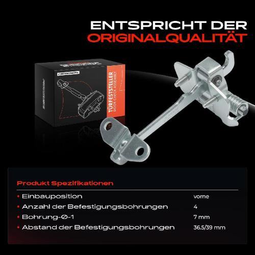 Frankberg 1x Türfeststeller Türfangband Türstopper Vorne für Fiat Scudo Citroën Peugeot Bild Frankberg 1x Türfeststeller Türfangband Türstopper Vorne für Fiat Scudo Citroën Peugeot