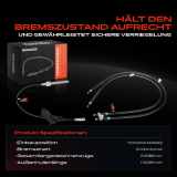 2x Seilzug Feststellbremse Hinterachse beidseitig für Volvo C70 II Cabriolet C30 S40 II V50