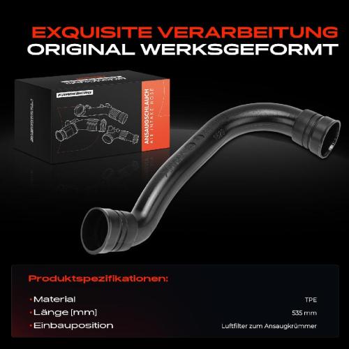 1x Ansaugschlauch, Luftfilter für Mercedes-Benz C-Klasse W204 E-Klasse W212 SLK R172 Bild 1x Ansaugschlauch, Luftfilter für Mercedes-Benz C-Klasse W204 E-Klasse W212 SLK R172