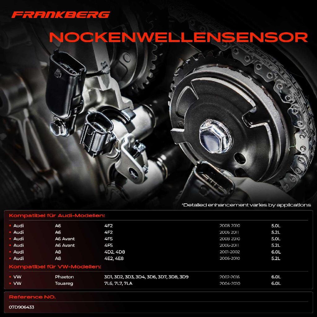 1x Nockenwellenposition Sensor für VW Phaeton 3D1 3D2 3D3 3D4 3D6 3D7 3D8 3D9 Touareg Audi A6 Avant A8