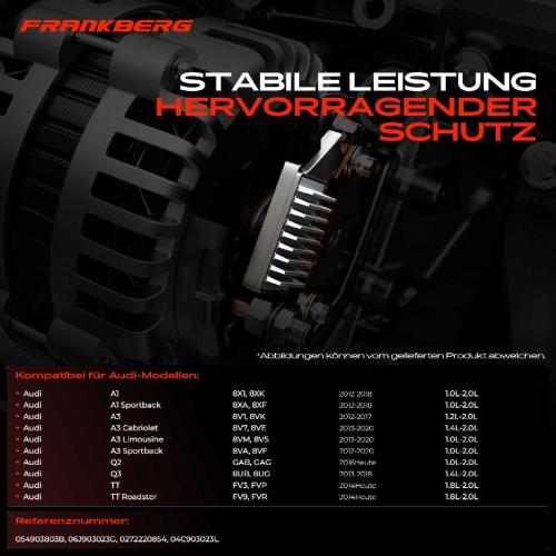 1x Lichtmaschinenregler Generatorregler für VW Golf 7 Polo Audi A3 A1 Seat Skoda Bild 1x Lichtmaschinenregler Generatorregler für VW Golf 7 Polo Audi A3 A1 Seat Skoda