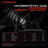 2x Fahrwerksfeder Vorderachse für Opel Vectra C Z02 Z02 Vectra C CC Z02 2003-2008