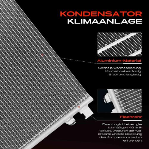 1x Kondensator Klimaanlage für Chevrolet Spark M300 1.0L 1.2L 2010-2015 Bild 1x Kondensator Klimaanlage für Chevrolet Spark M300 1.0L 1.2L 2010-2015
