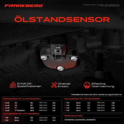 1x Ölstandsensor für VW Golf IV Variant New Beetle Audi A3 Seat Leon Bild 1x Ölstandsensor für VW Golf IV Variant New Beetle Audi A3 Seat Leon