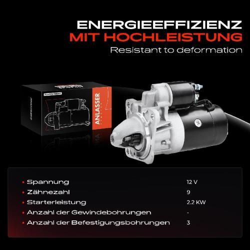 1x Anlasser Starter für Mercedes-Benz Sprinter 4-T Kasten Pritsche/Fahrgestell B904 Land Rover 110/127 LDH Bild 1x Anlasser Starter für Mercedes-Benz Sprinter 4-T Kasten Pritsche/Fahrgestell B904 Land Rover 110/127 LDH