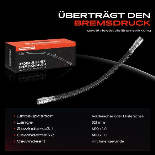 1x Bremsschlauch Bremsschläuche Vorderachse oder Hinterachse für Porsche 911 991 Boxster 981 Panamera 970 Bild 1x Bremsschlauch Bremsschläuche Vorderachse oder Hinterachse für Porsche 911 991 Boxster 981 Panamera 970