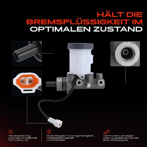 1x Hauptbremszylinder Bremszylinder für Suzuki Swift I II AA Cabriolet Subaru Justy Bild 1x Hauptbremszylinder Bremszylinder für Suzuki Swift I II AA Cabriolet Subaru Justy