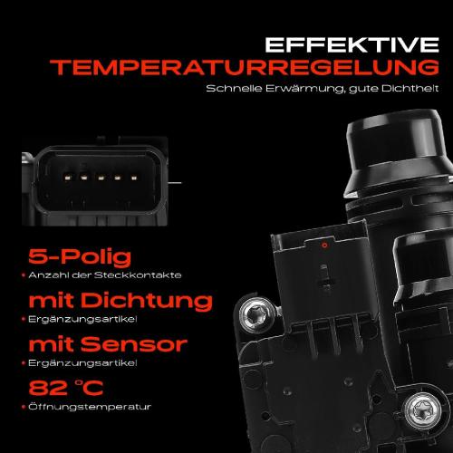 1x Thermostat Kühlmittel für Citroën Berlingo C3 C4 II DS3 DS4 Peugeot 208 I 308 II Bild 1x Thermostat Kühlmittel für Citroën Berlingo C3 C4 II DS3 DS4 Peugeot 208 I 308 II