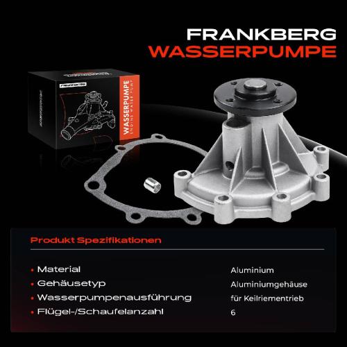 1x Wasserpumpe Kühlwasserpumpe für Chevrolet Epica KL1 2.0L 2.5L 2006-2011 Bild 1x Wasserpumpe Kühlwasserpumpe für Chevrolet Epica KL1 2.0L 2.5L 2006-2011