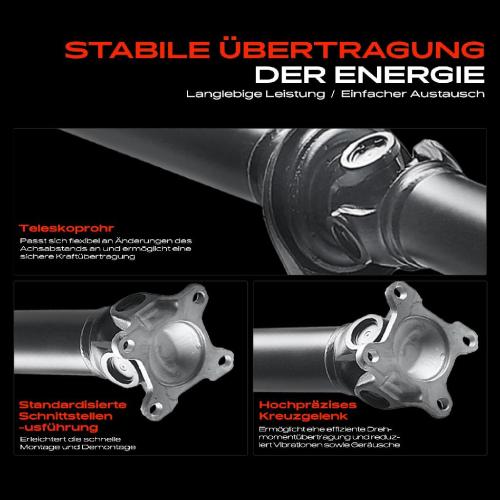 1x Kardanwelle Gelenkwelle Hinterachse für Mercedes-Benz Viano W639 Vito Bus Vito/Mixto Kasten 2005-2014 Bild 1x Kardanwelle Gelenkwelle Hinterachse für Mercedes-Benz Viano W639 Vito Bus Vito/Mixto Kasten 2005-2014