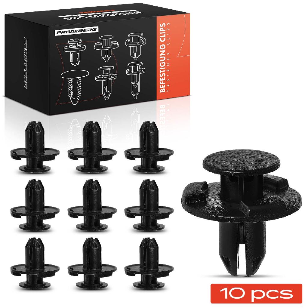 10x Befestigungsclips Stoßstange für Mazda 2 3 5 6 CX-3 Nissan Micra 4 5 Navara