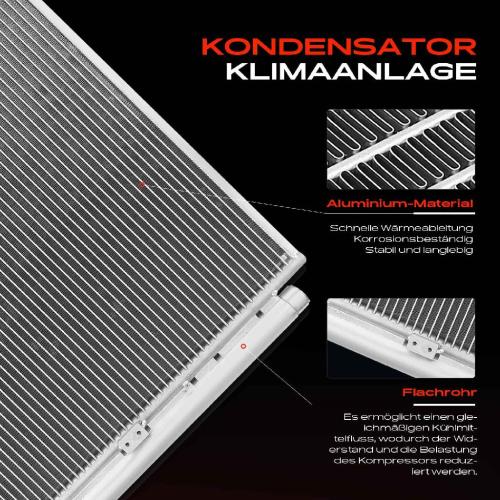Frankberg 1x Kondensator Klimaanlage für Toyota Land Cruiser Prado J12 3.0L 2002-2010 Bild Frankberg 1x Kondensator Klimaanlage für Toyota Land Cruiser Prado J12 3.0L 2002-2010