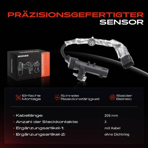 1x Kurbelwellensensor Impulsgeber für Land Rover Range Rover Discovery Jaguar XF XJ Citroën C5 Bild 1x Kurbelwellensensor Impulsgeber für Land Rover Range Rover Discovery Jaguar XF XJ Citroën C5
