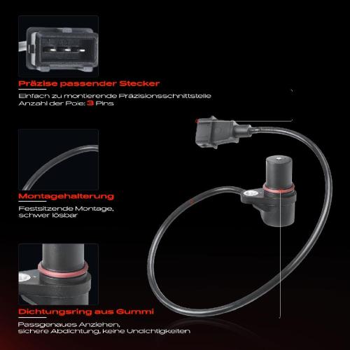 1x Kurbelwellensensor Impulsgeber für VW Passat Sharan Transporter IV Corrado Golf III 2.8L 2.9L Bild 1x Kurbelwellensensor Impulsgeber für VW Passat Sharan Transporter IV Corrado Golf III 2.8L 2.9L