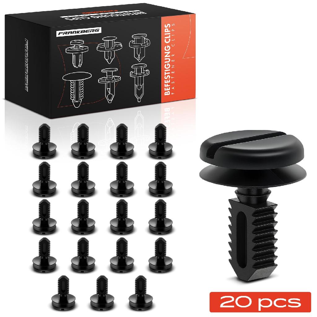 Frankberg 20x Befestigungsclips Kofferraum für BMW 3er E30 E36 E93 5er E60 7er E32
