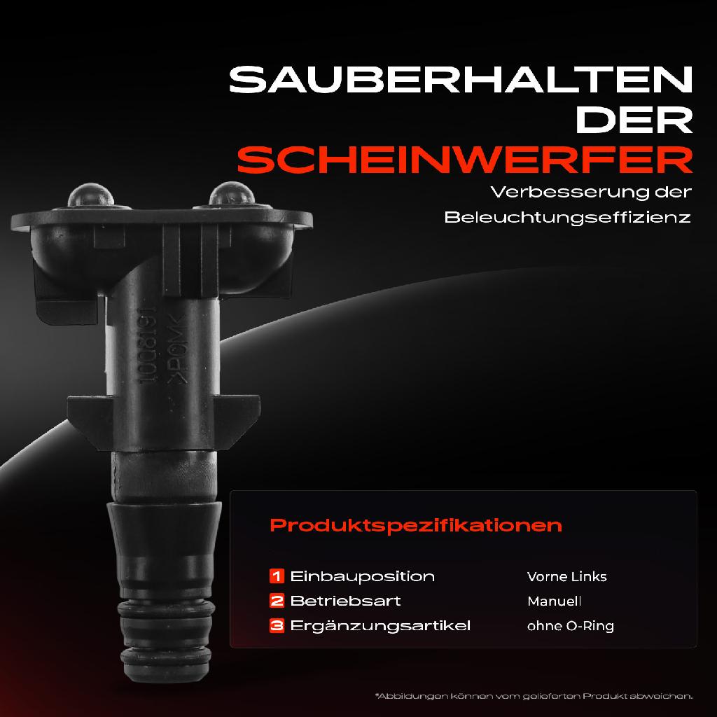 1x Scheinwerferreinigung Waschwasserdüse Vorne Links für Land Rover Range Rover III LM
