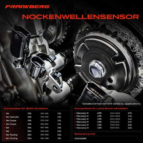 Frankberg 1x Nockenwellenposition Sensor für BMW 3er E36 325i 5er E34 525i Bild Frankberg 1x Nockenwellenposition Sensor für BMW 3er E36 325i 5er E34 525i