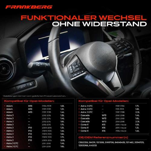 1x Kombischalter Lenkstockschalter für Opel Adam Astra Cascada Corsa Insignia A Bild 1x Kombischalter Lenkstockschalter für Opel Adam Astra Cascada Corsa Insignia A
