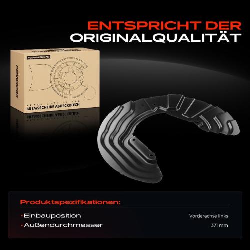 1x Ankerblech Bremsscheibe Vorderachse Links für BMW X3 F25 X4 F26 2010-2018 Bild 1x Ankerblech Bremsscheibe Vorderachse Links für BMW X3 F25 X4 F26 2010-2018