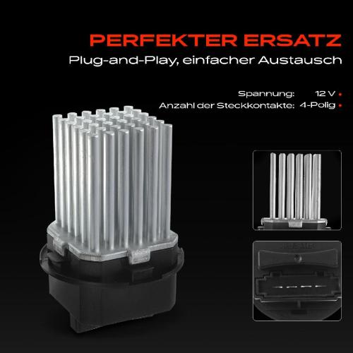 1x Widerstand Vorwiderstand Gebläsemotor für Mercedes-Benz Sprinter 3-T 4-T 5-T 6-T B906 Bild 1x Widerstand Vorwiderstand Gebläsemotor für Mercedes-Benz Sprinter 3-T 4-T 5-T 6-T B906