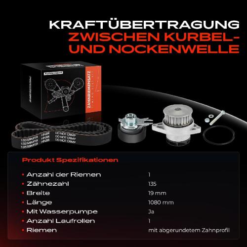 1x Zahnriemensatz Zahnriemen Wasserpumpe für VW Golf III Polo Seat Arosa Cordoba Bild 1x Zahnriemensatz Zahnriemen Wasserpumpe für VW Golf III Polo Seat Arosa Cordoba