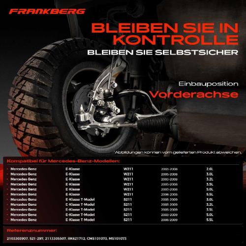 1x Querlenker Vorderachse für Mercedes-Benz E-Klasse W211 E-Klasse T-Model S211 2.6L 2003-2009 Bild 1x Querlenker Vorderachse für Mercedes-Benz E-Klasse W211 E-Klasse T-Model S211 2.6L 2003-2009