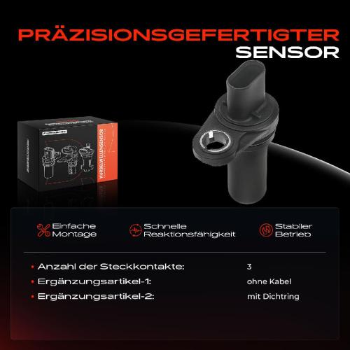 1x Kurbelwellensensor Impulsgeber für Chrysler Sebring Dodge Caliber Jeep Compass 2.0L 2.4L Bild 1x Kurbelwellensensor Impulsgeber für Chrysler Sebring Dodge Caliber Jeep Compass 2.0L 2.4L