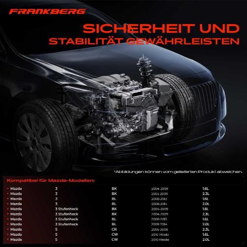 2x Motorlager Getriebelagerlager Vorne und Hinten für Mazda 3 BL 1.6L MZ-CD 2.0L Bild 2x Motorlager Getriebelagerlager Vorne und Hinten für Mazda 3 BL 1.6L MZ-CD 2.0L