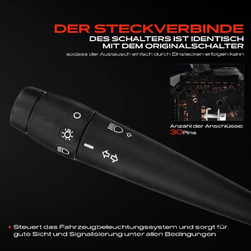 1x Kombischalter Lenkstockschalter für Fiat Seicento/600 187 0.9L 1.1L 1997-2010 Bild 1x Kombischalter Lenkstockschalter für Fiat Seicento/600 187 0.9L 1.1L 1997-2010